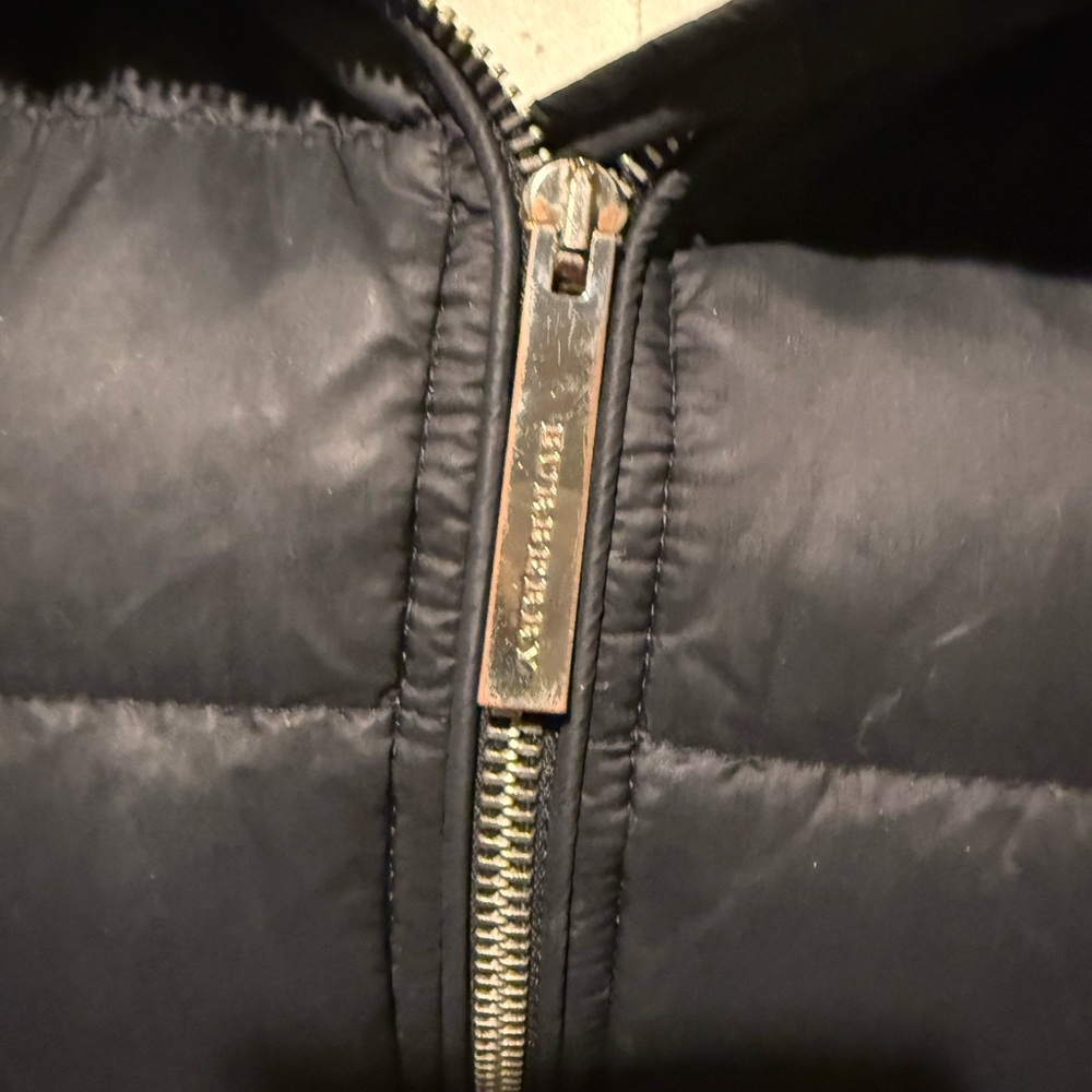 Burberry London Black Belted Down Puffer Coat w/ Removable Faux Fur Hood – XL - Picture 15 of 15